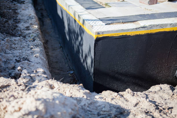 Residential Waterproofing installation at a Greensboro, NC home by SJ Waterproofing Pros